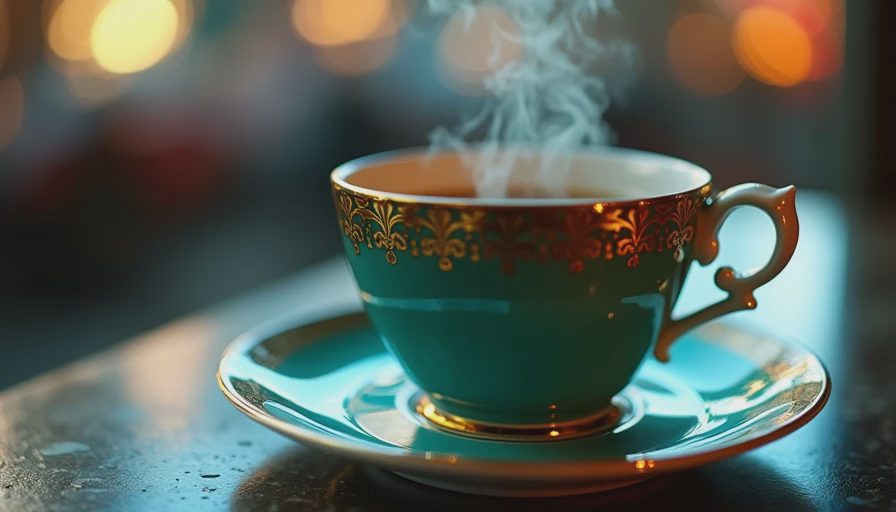 Visual context for tea set